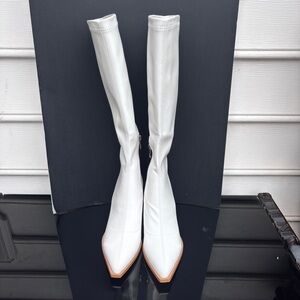 Feetquake Womens Knee High Boots Block Heel Size 7.5 NWT